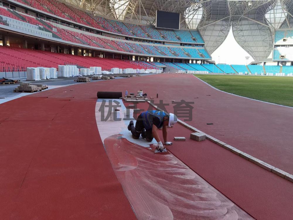 上海预制型橡胶跑道每平方米的价格